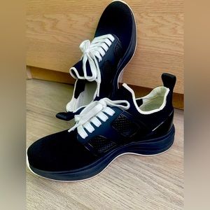 Tory Burch - T Sock Runner shoes; Perfect Black size 7.